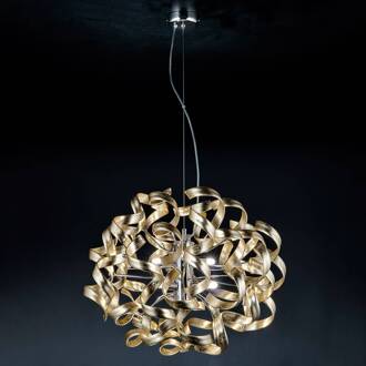 Goud - hanglamp met bladgoud, 50 cm bladgoud, goud