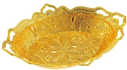 Goud Kleur Decoratieve Suiker En Snack Kom