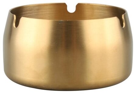 Goud Kleur Rvs Asbak gouden kleur 7cm
