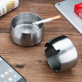 Goud Kleur Rvs Asbak staal kleur 8cm