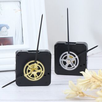 Goud Kleur Stille Wandklok Mechanisme Korte As Quartz Uurwerk Metalen Pointer