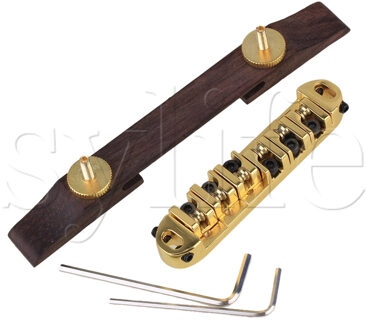 Goud Roller Zadel Brug Archtop Palissander Basis voor Jazz Gitaar 73mm