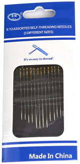 Goud Staart Naalden Side Opening Geen moeten Dragen Draad Blind Persoon Naalden Kruissteek Naalden Borduren Naaien Naald