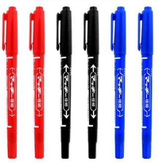 Goud Zilver Verf Marker Water-Base Marker Pen Voor Keramiek Glas Stof Lederen Donker Papier Schilderen Doodling Diy Art markers willekeurig 1stk