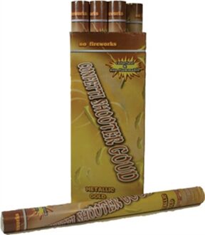 Gouden confetti shooter 60 cm