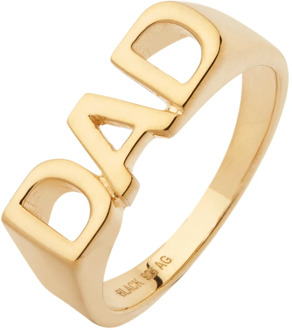 Gouden Dad Ring - Stijlvolle accessoire voor modebewuste vrouwen Maria Black , Yellow , Dames - 52 Mm,54 Mm,50 MM