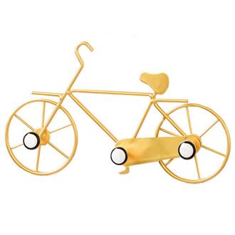 Gouden Fiets Vorm Muur Haken Decoratieve Haken Muur Art Decor Ijzeren Deur Haak Thuis Organizer Sleutelhouder Hoed Tas Haak hanger