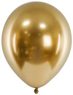 Gouden Glossy Ballonnen 30cm (50st) Goud - Brons