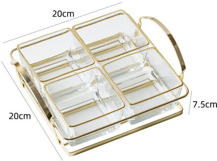 Gouden Grens Fruit Platters En Trays Snack Suiker Kommen En Borden Formaat Lade Set Desktop Gedroogde Vruchten Platos Woondecoratie