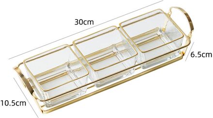 Gouden Grens Fruit Platters En Trays Snack Suiker Kommen En Borden Formaat Lade Set Desktop Gedroogde Vruchten Platos Woondecoratie