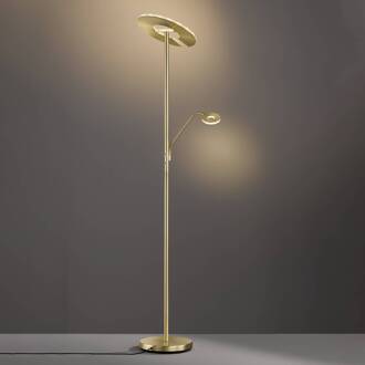 Gouden led leeslamp Dent 40316