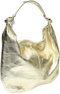 Gouden Leren Tas - maat