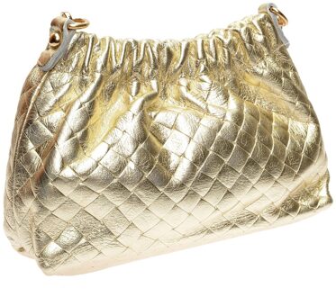 Gouden Leren Tas - One Size