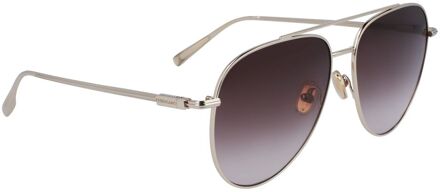 Gouden Metaal Zonnebril - One Size