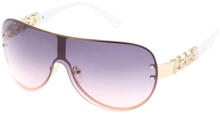 Gouden Metaal Zonnebril - One Size