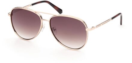 Gouden Metaal Zonnebril