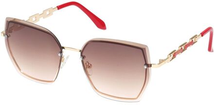 Gouden Metaal Zonnebril