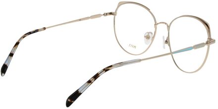 Gouden Metalen Brillen (Monturen) - One Size