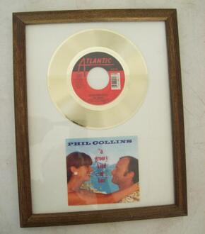 Gouden plaat Phil Collins - Groovy kind of Love