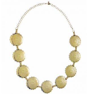 Gouden romeinse kettingen - Verkleedketting Goudkleurig