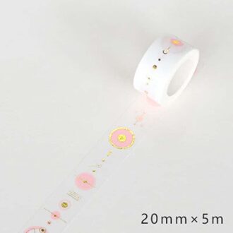Gouden Roze Folie Papier Washi Tape Set Japanse Scrapbooking Decoratieve Tapes Honingraat Voor Fotoalbum Woondecoratie 2