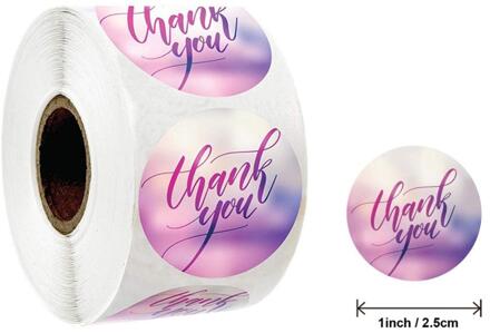 Goudfolie Dank U Stickers Voor Seal Labels 1 Inch Geschenkverpakkingen Stickers Verjaardagsfeestje Bieden Briefpapier Sticker Top