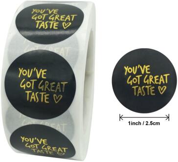 Goudfolie Dank U Stickers Voor Seal Labels 1 Inch Geschenkverpakkingen Stickers Verjaardagsfeestje Bieden Briefpapier Sticker Top