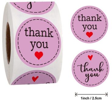 Goudfolie Dank U Stickers Voor Seal Labels 1 Inch Geschenkverpakkingen Stickers Verjaardagsfeestje Bieden Briefpapier Sticker