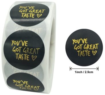 Goudfolie Dank U Stickers Voor Seal Labels 1 Inch Geschenkverpakkingen Stickers Verjaardagsfeestje Bieden Briefpapier Sticker