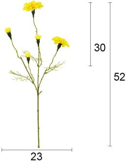 Goudsbloemen Chrysant Kunstzijde Bloemen Herfst Bruiloft Huis Decoratieve Nep Planten Takken Diy Home Decoratie geel