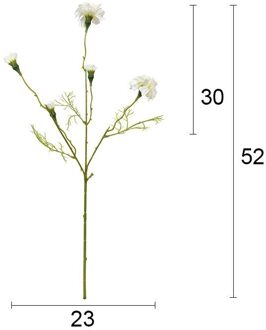 Goudsbloemen Chrysant Kunstzijde Bloemen Herfst Bruiloft Huis Decoratieve Nep Planten Takken Diy Home Decoratie wit