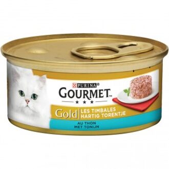 Gourmet Gold hartig torentje met tonijn 85g kattenvoer