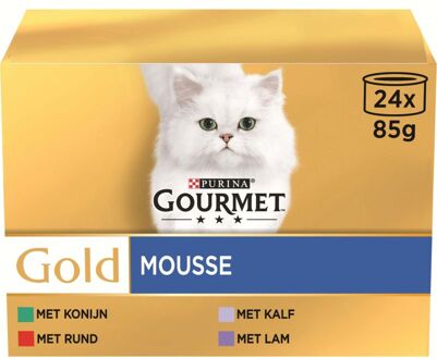 Gourmet Gold - Kattenvoer - Rund - Kip - 24x85 gram