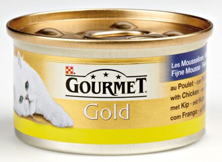 Gourmet Gold mousse met kip 85g kattenvoer