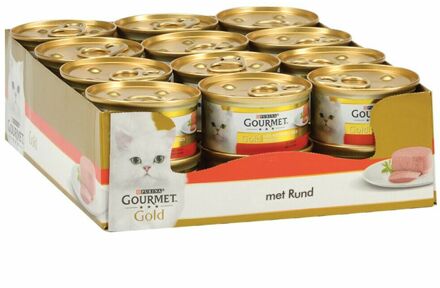 Gourmet Gold Mousse - Rund - 24 stuks - 85 gr