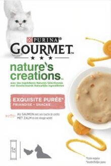 Gourmet Nature's Creations - Puree Zalm en Wortel 5x10g