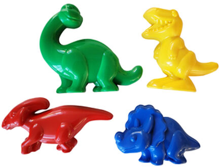 Gowi Dinosaurusvormen - Set van 4 in een netje