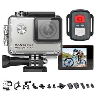 GoXtreme Vision 4K + Action camera 4K, Splashproof, Wi-Fi, Waterproof, Touchscreen