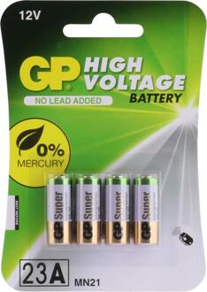 GP 23a 4 Stuks Alkaline Batterij