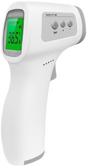 GP-300 Digitale Temperatuur Thermometer Ir Infrarood Thermometer Non-contact Voorhoofd Lichaamstemperatuur Lcd Instrumenten grijs