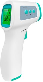GP-300 Digitale Temperatuur Thermometer Ir Infrarood Thermometer Non-contact Voorhoofd Lichaamstemperatuur Lcd Instrumenten groen