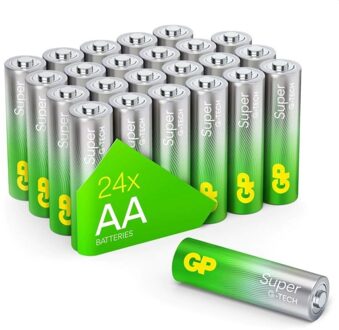 GP AA Batterij Gp Alkaline Super 1,5V 24 Stuks