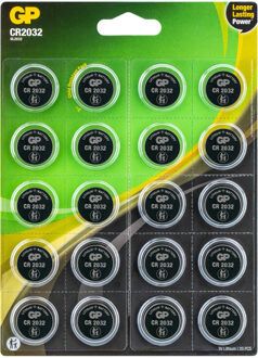 GP Batteries Lithium CR2032 knoopcel (0602032C20) Batterij