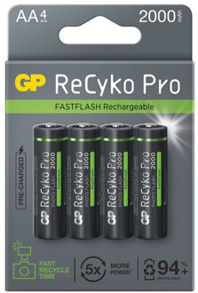 GP Batteries ReCycko Pro Foto oplaadbare batterij 4x AA 2000mAh