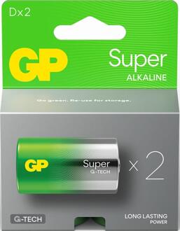 GP Batteries Super Alkaline D-batterijen