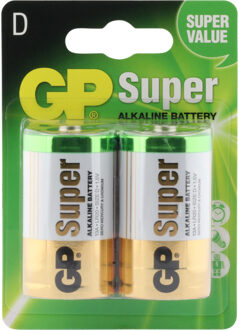 GP Batteries Super Alkaline D-batterijen