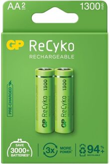 GP batterijen GP Recyko AA 1300mAh 2x