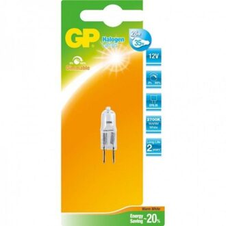 GP Halogeen Capsule 25w-gy6.35 Wit