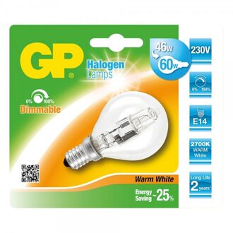GP Lighting 046677-HLME1 46W E14 D Warm wit halogeenlamp