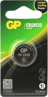 GP Lithium Knoopcel CR2032 (1 stuk)